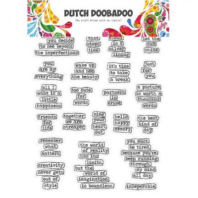 Dutch Doobadoo Sticker - Doodle Text